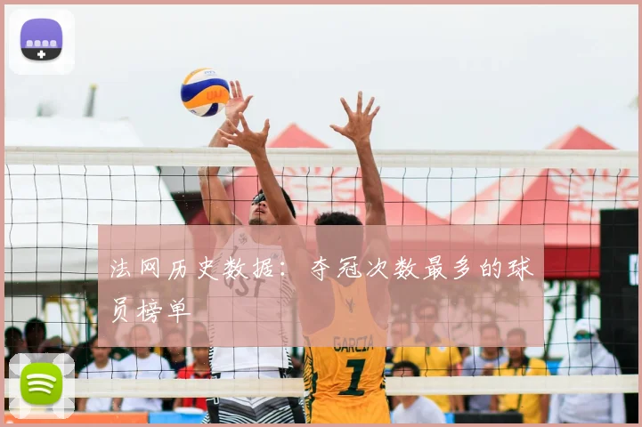 法网历史数据：夺冠次数最多的球员榜单