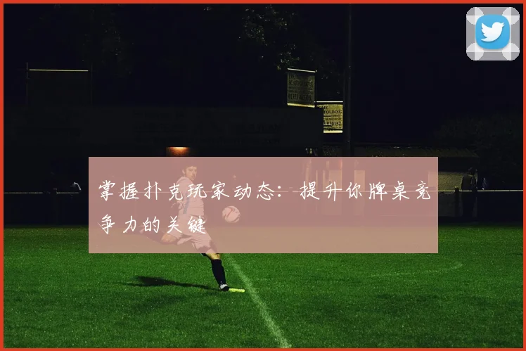 掌握扑克玩家动态：提升你牌桌竞争力的关键